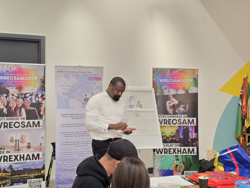 Mfikela Jean Samuel facilitating a training workshop